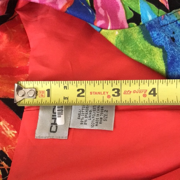 ♥️ Chico’s ♥️…Women’s 2 …Floral Print Jacket! - Picture 8 of 10